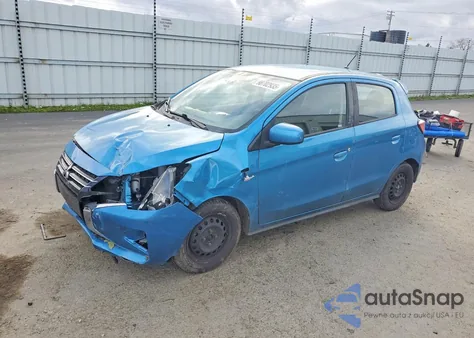 2021 Mitsubishi Mirage Es z USA, uszkodzony, nr VIN ML32AUHJ9MH010370